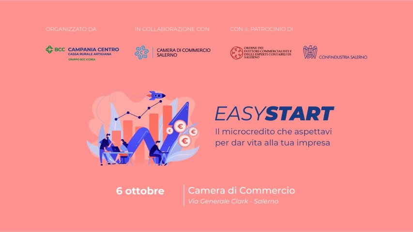 Banca Campania Centro. Easy Start Microcredito, per far nascere nuove imprese