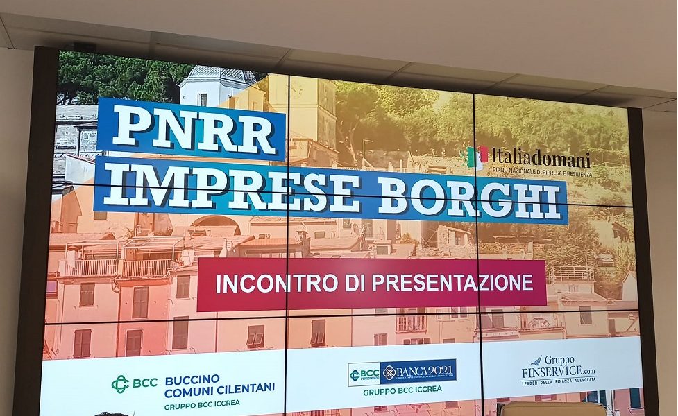 Banca 2021 e BCC di Buccino e dei Comuni Cilentani.  Bando “PNRR Imprese Borghi”, un’opportunità per i territori